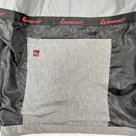 Apricoat Men's Jacket in Dark Gray with Removable Hood Size XL - Picture 7 of 16